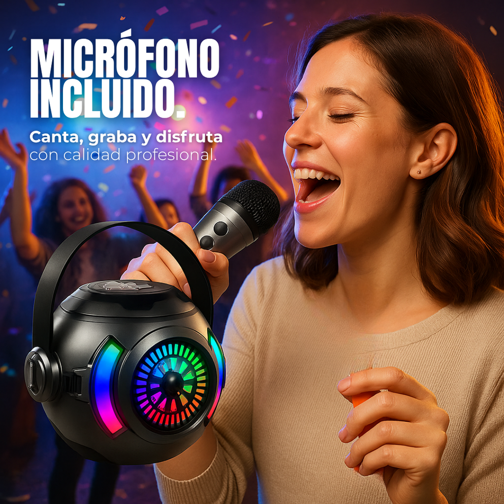 Mini Parlante KM-V33 - Audio Y Karaoke Premium