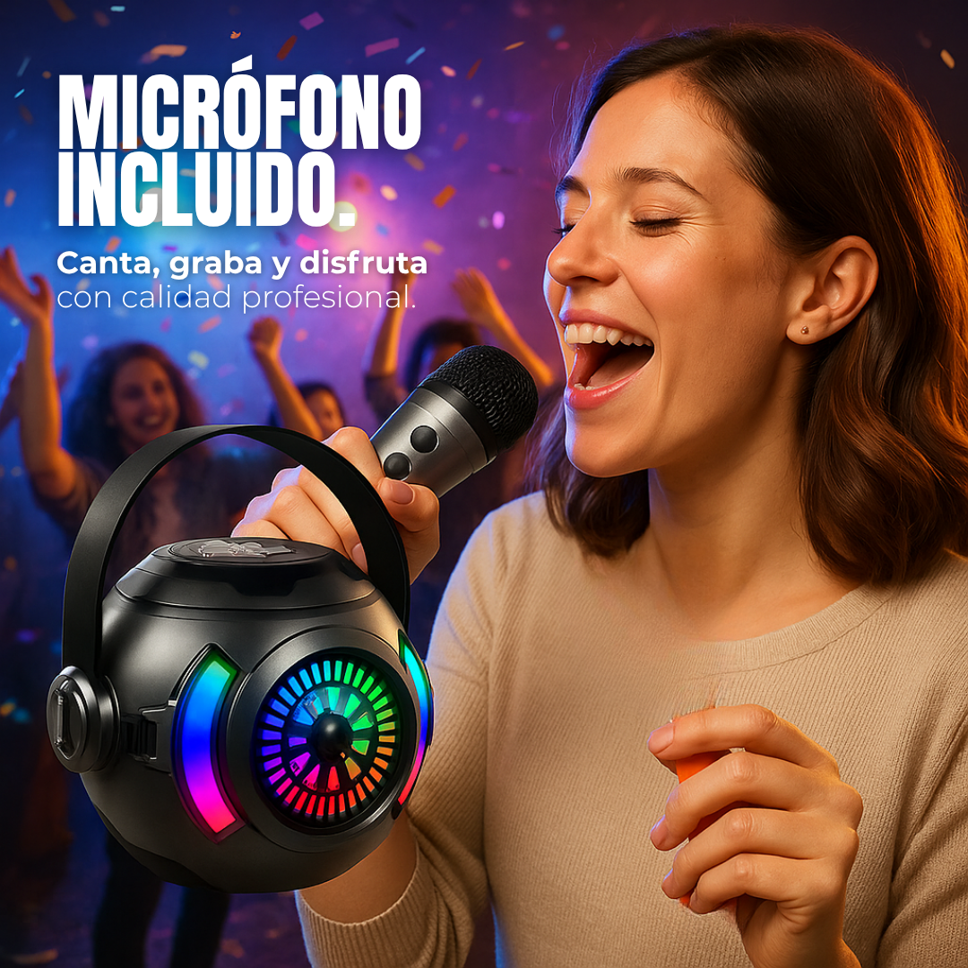 Mini Parlante KM-V33 - Audio Y Karaoke Premium