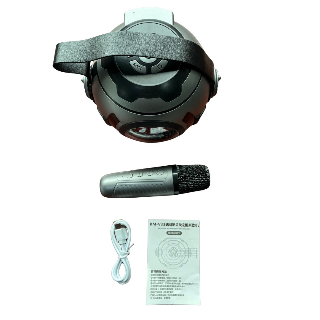 Mini Parlante KM-V33 - Audio Y Karaoke Premium